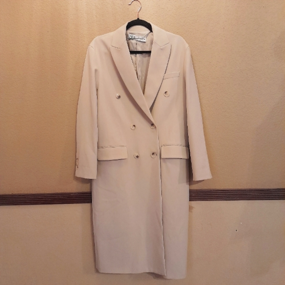 ZARA Double Breasted Coat Limited Edition